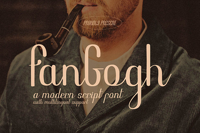 Fangogh | Modern Script Font branding invitation modern fonts photography font watermark font