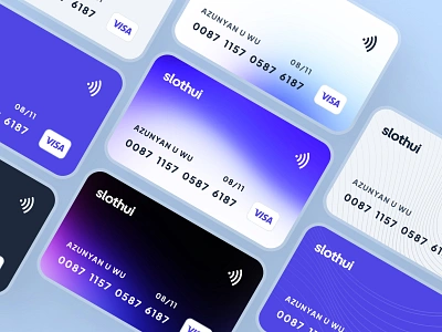 slothUI - World's Laziest Design System - Credit Card Mockup UI 2d clean credit card credit card 2d credit card mockup credit card ui credit cards credit ui design system figma design system figma ui kit minimal modern payment method ui payment ui slothui soft ui ui design ui kit