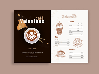 Cafe Menu branding graphic design logo ui