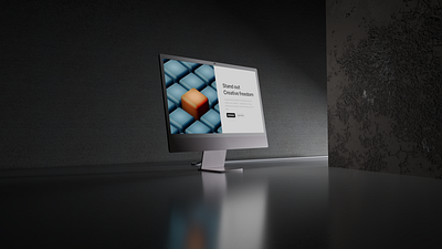 Stand out 3d apple blender design inspiration mac mockup product design spline ui web design