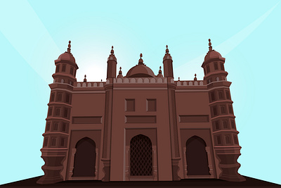 Mosque illustration adobeillustrator brown design graphic design illustration minar mosque mosqueillustration mosquevector structure vector vectorillustration