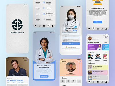 Health Mobile App Design figma ui ui app design ux