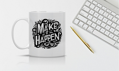 Typography Custom Mug Design mug designs