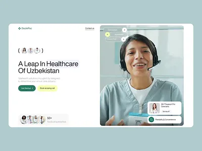 Telehealth Website Design animation consulting consulting website design diagnosis doctor health health website design healthcare landing page medical medicine nurse online consultation online medicine website design patient startup website design telehealth telemedicine ui ux web design