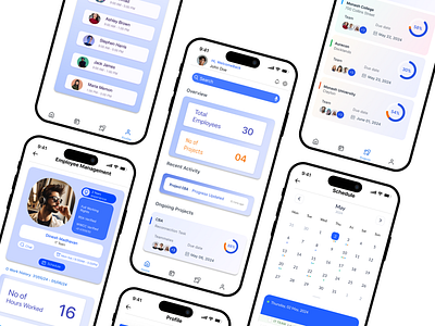 RosterFlex iOS App employee management figma graphic design ios minimal design responsive design roster rosterflex schedule shift ui ux