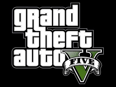 Grand Theft Auto V (GTA V) 3d animation graphic design logo ui