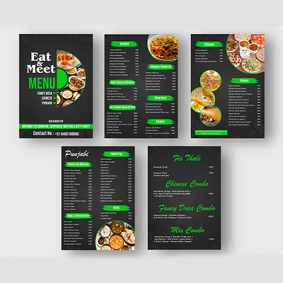 Cafe Menu branding brochure digital marketing flyer graphic design illustration leaflet logo menu menu design print design social media ad social media post