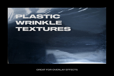 Plastic Wrap Texture Branding Bundle branding bundle cellophane overlay plastic polyethylene texture transparent wrap wrinkles