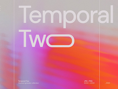 Temporal Two abstract ambient background color colorful digital gradient grain noise temporal two