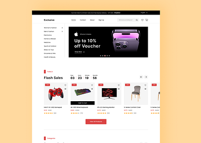 Ecommerce Website Design ecommerce ui ux website
