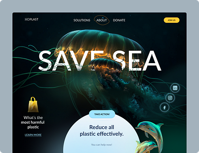 SAVE SEA crypto delphine finance green greenpeace halo halolab jelly jellyfish national nature nft ocean save save sea sea trading