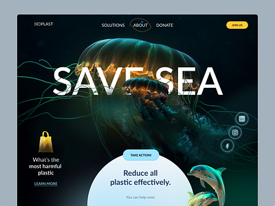 SAVE SEA crypto delphine finance green greenpeace halo halolab jelly jellyfish national nature nft ocean save save sea sea trading