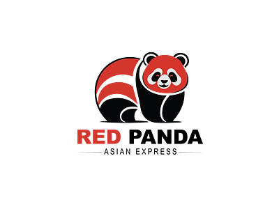 Panda logo for asian express asian expressed black panda logo panda red panda restaurant