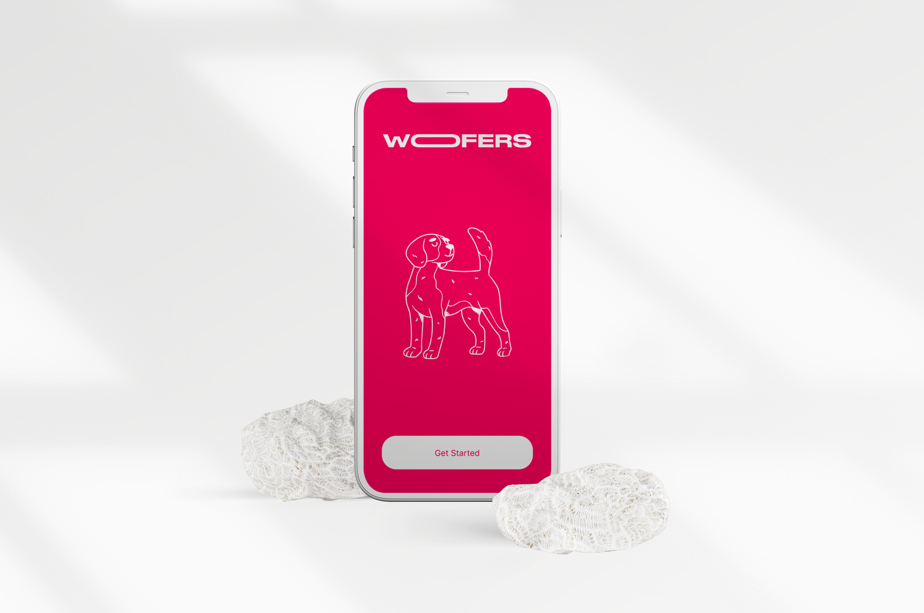 Woofers - Dog Toy App Concept animal branding dog graphic design logo mobile ui