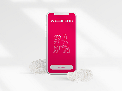 Woofers - Dog Toy App Concept animal branding dog graphic design logo mobile ui