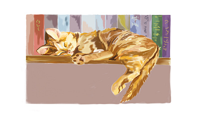 CAT (Digital Art) art cat digital art illustration