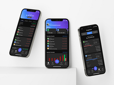 Personal Finance Tracking App ui