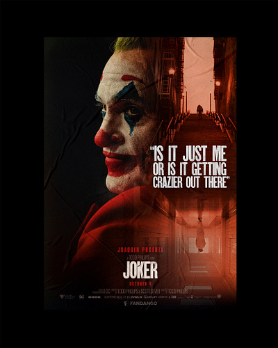 Joker poster advertising design graphic design illustration image manipulation movie photoshop poster typography