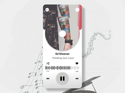 music graphic design ui