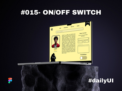On/Off Switch |#dailyUI| branding dailyui dailyuichallenge design figma graphic design illustration logo recommended trending ui ux vector
