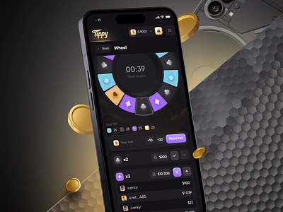 Wheel casino casino good design casino originals casino slot art casino win casino wireframes crypto crypto ui gambling ui bet gold casino in house in house games live betting live slots lucky jackpot lucky spin mobile casino view original wheel wheel app