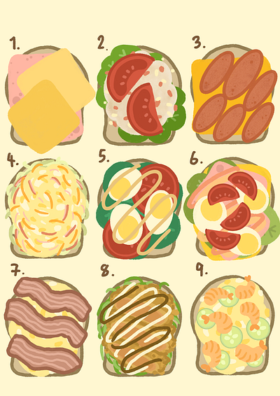 which sandwich u like?