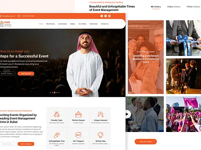 5 Soul Event Management Website Design graphic design uiux design web design web ui website design website ui design website uiux design