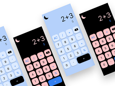 calculator UI design ui