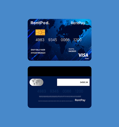 Credit Card Design graphic design ui