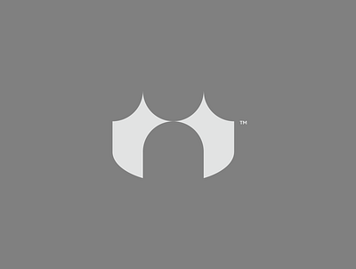 M Logo ‧ Beach beach branding futuristic logo logoforsale m readymade sea wave