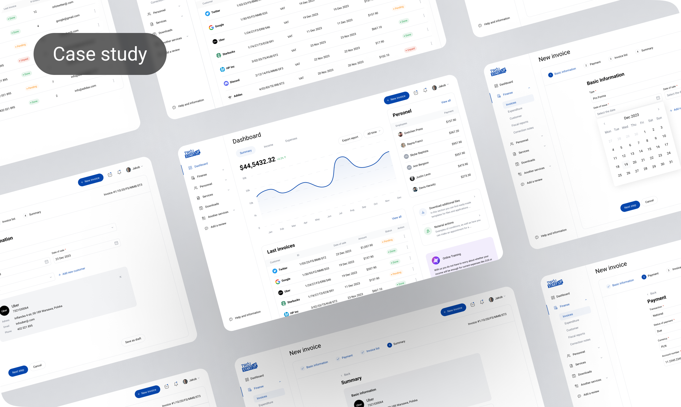 Elevating dashboard experience aplication process case study dashboard interface invoice research usability testing ux wcag web
