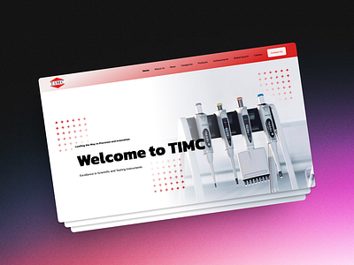 Website Design for TIMC branding design figma landing page tech ux website