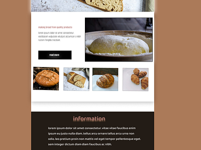 Website design for bread 3d animation graphic design logo motion graphics ui