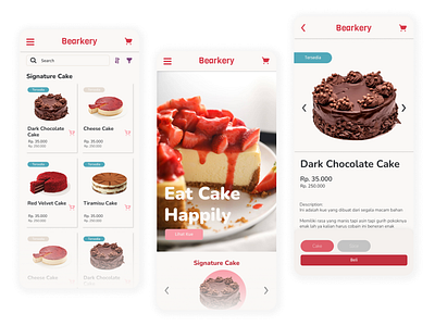 Cakeshop Delivery App Design appdesign productdesign ui uidesign uiux ux uxdesign