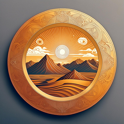 Dune Planet Arrakis Badge badge dune playoff
