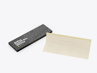 Free Download PSD Rolling Paper Box Mockup by george jacob on Dribbble
