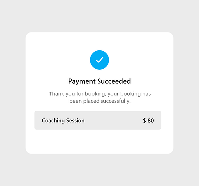Payment Confirmation Screen | Hourly Herro booking success coach coaching coaching payment coaching tool hourly herro online small business payment payment success stripe payment link ui