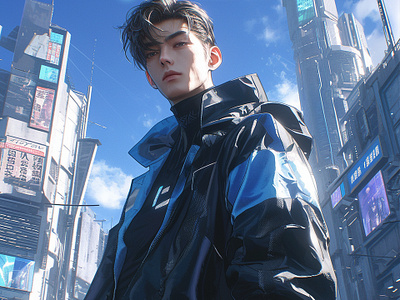 [Dimension Walker] 🌃🚀 aigc art artwork cyberpunk design fashion two dimensional