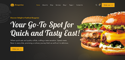 BURGERIAN graphic design ui