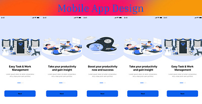 Mobile App Design branding creativedesign design digitaldesign illustration mobile account design mobile app design mobile sign in ui uiuxdesign userinterface ux website design