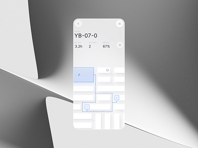 Logistic automation | Mobile app 3d abstract ai app automation blender dashboard graphic design journey logistic map minimalism mobile navigation ui white