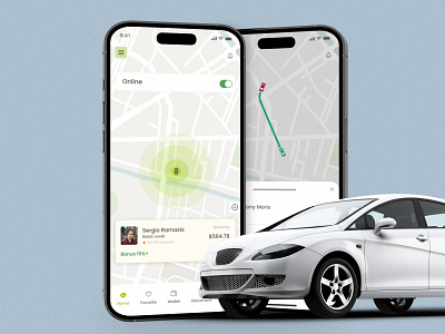Rapid Taxi - Taxi Service App UI Kit app booking branding cab creative design map mobile app ride taxi taxiservice ui uiux widget