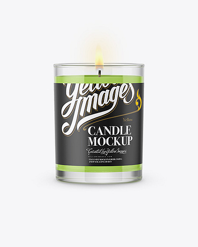 Free Download PSD Candle Mockup free mockup template mockup designs