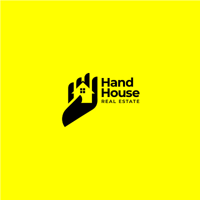 Hand House Logo clever hand logo clever house logo creative hand home logo creative real estate logo hand house hand house logo home hand home hand logo house hand logo