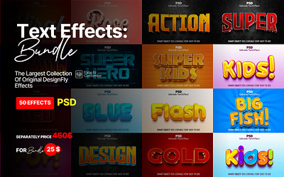Photoshop Text Effects Pack V2 3d 50 text effect bundle psd text bundle text effect effect headline new text effect pack psd psd text effect style text text effect text effect bundle