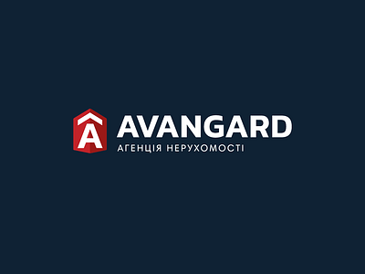 AVANGARD. Real Estate Agency. Logo & Branding agency logo brandidentity branding design graphic design identity logo logodesign logomaker logotype real estate brending real estate logo