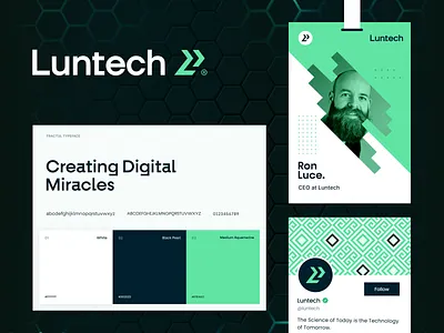 Luntech - Tech Logo brand identity design identity design logo logo mark modern logo startup logo tech tech company tech logo technology technology logo