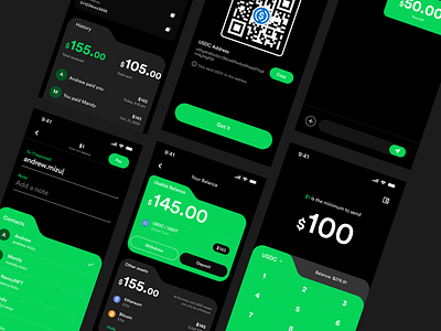 Finance app fintech ui ux