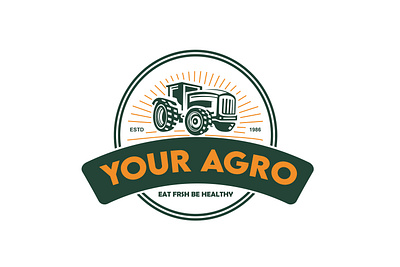 AGRO Company Logo 3d agro animation branding creative design gradient graphic design icon illustration logo logo design motion graphics ui vector