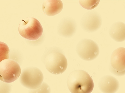 Creme Apple 🍎 3d ai apple art calm cooling creme crisp fluid fresh fruit hydrating illustration midjourney reflective reinspire ripling serene system transparent